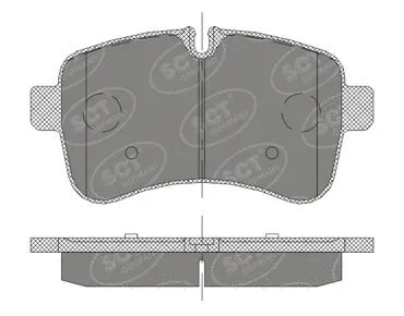 SP 415 PR SCT - MANNOL Комплект тормозных колодок, дисковый тормоз (фото 1)
