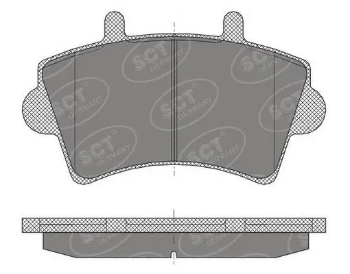 SP 419 PR SCT - MANNOL Комплект тормозных колодок, дисковый тормоз (фото 1)