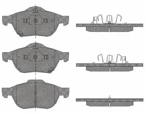 SP 446 PR SCT - MANNOL Комплект тормозных колодок, дисковый тормоз (фото 1)