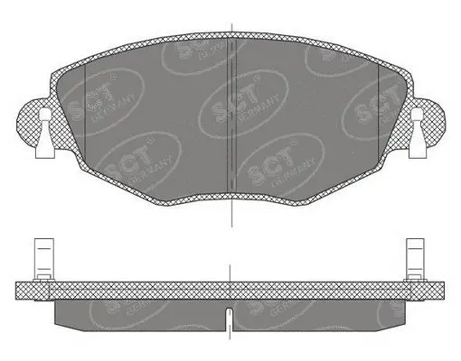 SP 450 PR SCT - MANNOL Комплект тормозных колодок, дисковый тормоз (фото 1)