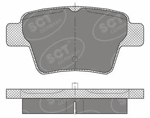 SP 456 PR SCT - MANNOL Комплект тормозных колодок, дисковый тормоз (фото 1)