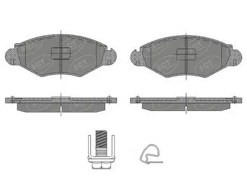 SP 489 PR SCT - MANNOL Комплект тормозных колодок, дисковый тормоз (фото 1)