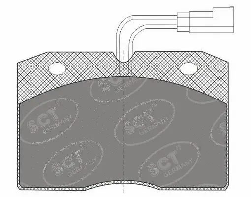 SP 604 PR SCT - MANNOL Комплект тормозных колодок, дисковый тормоз (фото 1)