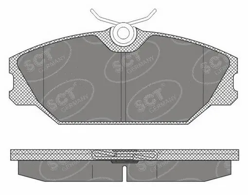 SP 613 PR SCT - MANNOL Комплект тормозных колодок, дисковый тормоз (фото 1)