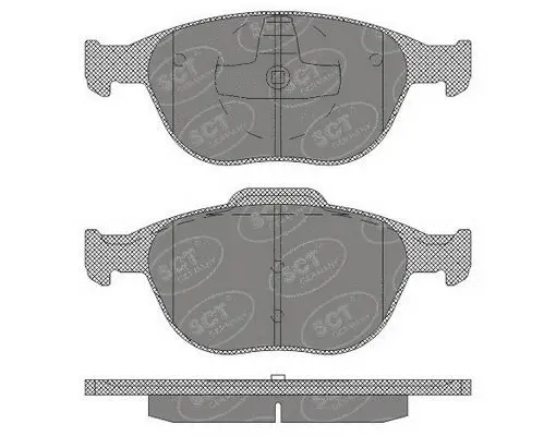 SP 625 PR SCT - MANNOL Комплект тормозных колодок, дисковый тормоз (фото 1)