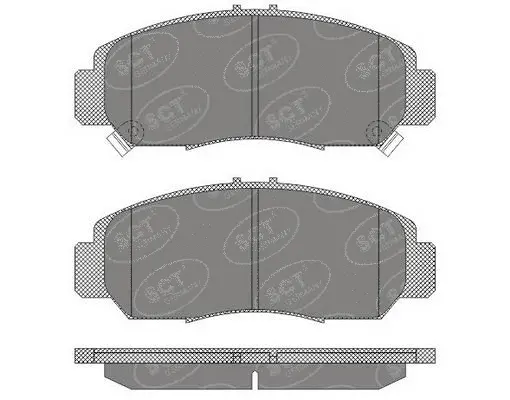 SP 628 PR SCT - MANNOL Комплект тормозных колодок, дисковый тормоз (фото 1)