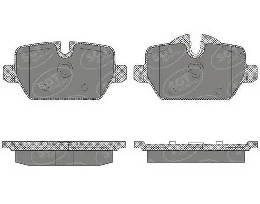 SP 643 PR SCT - MANNOL Комплект тормозных колодок, дисковый тормоз (фото 1)