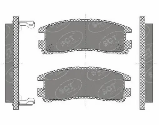 SP 651 PR SCT - MANNOL Комплект тормозных колодок, дисковый тормоз (фото 1)