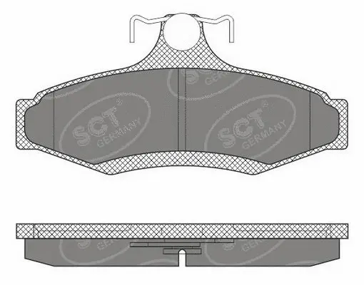 SP 653 PR SCT - MANNOL Комплект тормозных колодок, дисковый тормоз (фото 1)