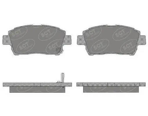 SP 656 PR SCT - MANNOL Комплект тормозных колодок, дисковый тормоз (фото 1)