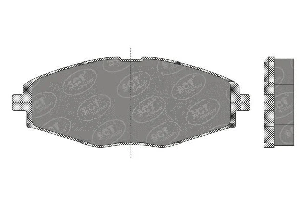 SP 666 PR SCT - MANNOL Комплект тормозных колодок, дисковый тормоз (фото 1)