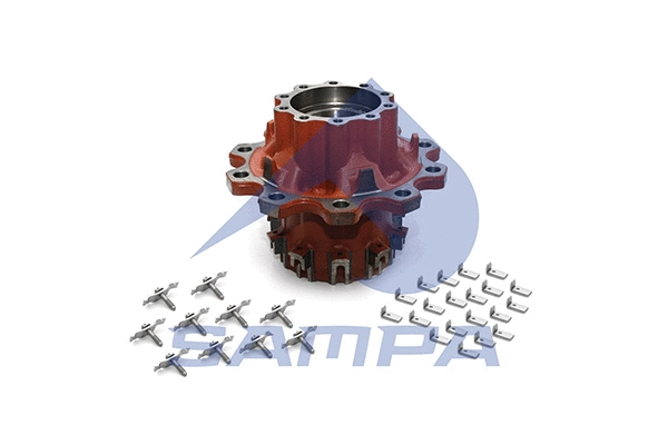051.166/2 SAMPA Ступица колеса (фото 1)