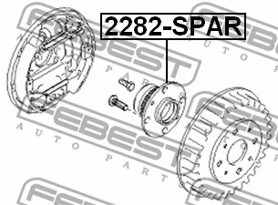 2282-SPAR FEBEST Ступица колеса (фото 2)