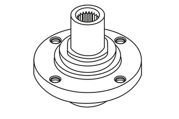 360131 WXQP Ступица колеса (фото 1)