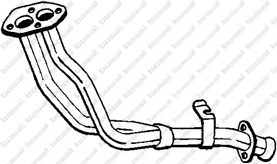 785-071 BOSAL Труба глушителя (фото 1)