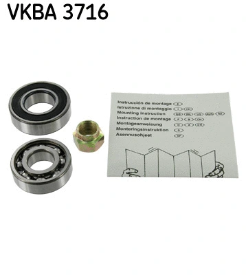 VKBA 3716 SKF Комплект подшипника ступицы колеса (фото 1)