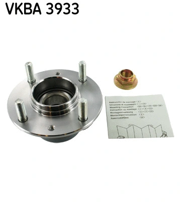 VKBA 3933 SKF Комплект подшипника ступицы колеса (фото 1)