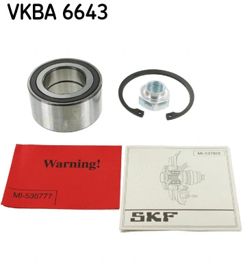 VKBA 6643 SKF Комплект подшипника ступицы колеса (фото 1)