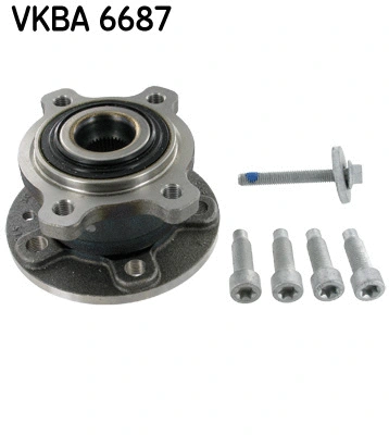VKBA 6687 SKF Комплект подшипника ступицы колеса (фото 1)