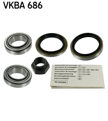VKBA 686 SKF Комплект подшипника ступицы колеса (фото 1)