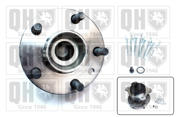 QWB1372 QUINTON HAZELL Комплект подшипника ступицы колеса (фото 1)