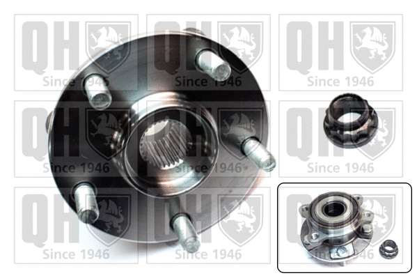 QWB1472 QUINTON HAZELL Комплект подшипника ступицы колеса (фото 1)