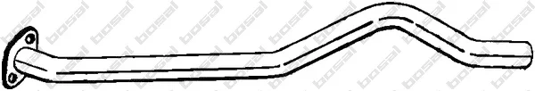 834-013 BOSAL Труба глушителя (фото 1)