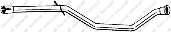 900-017 BOSAL Труба глушителя (фото 1)