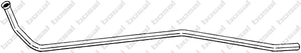 931-715 BOSAL Труба глушителя (фото 1)