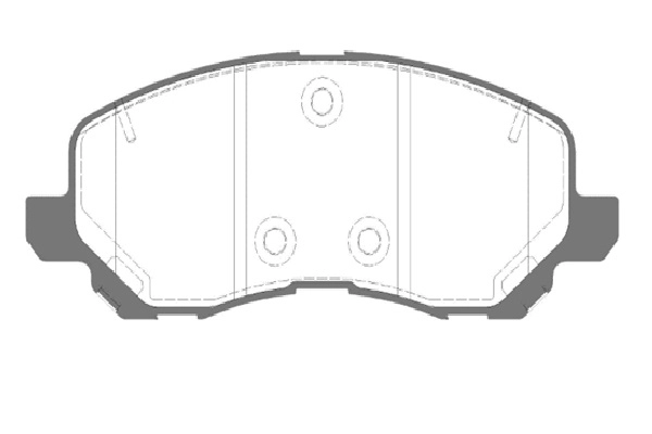 0804 41 KAWE Комплект тормозных колодок, дисковый тормоз (фото 1)