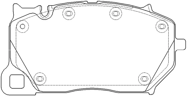 1743 20 KAWE Комплект тормозных колодок, дисковый тормоз (фото 1)