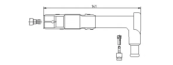 13250/1 BREMI Наконечник высоковольтного провода (фото 1)