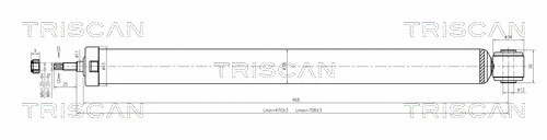 8705 16203 TRISCAN Амортизатор (фото 1)