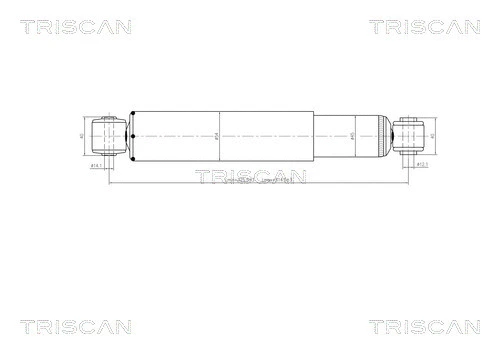 8705 23201 TRISCAN Амортизатор (фото 1)