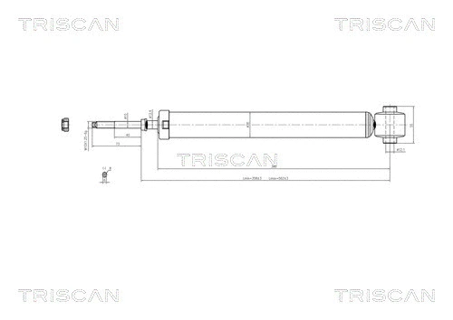 8705 43204 TRISCAN Амортизатор (фото 1)