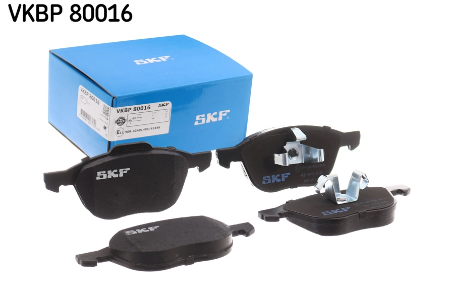 VKBP 80016 SKF Комплект тормозных колодок, дисковый тормоз (фото 4)
