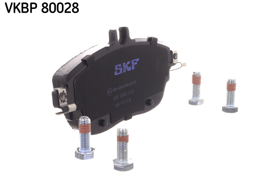 VKBP 80028 SKF Комплект тормозных колодок, дисковый тормоз (фото 2)