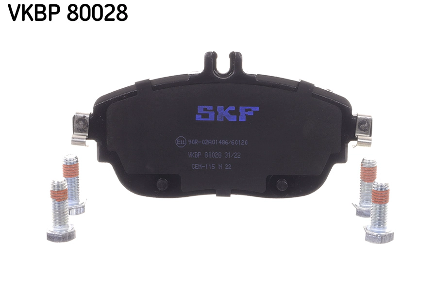 VKBP 80028 SKF Комплект тормозных колодок, дисковый тормоз (фото 3)