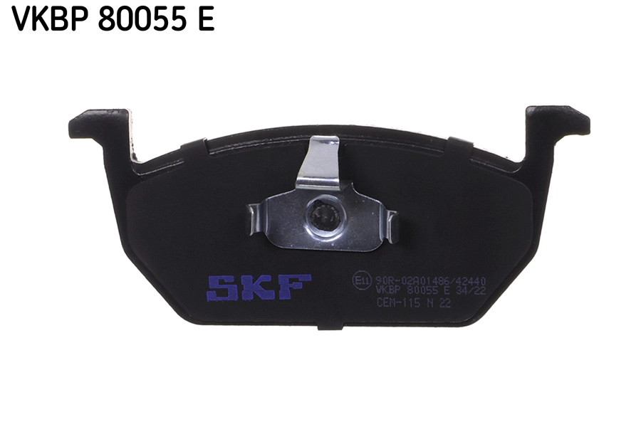 VKBP 80055 E SKF Комплект тормозных колодок, дисковый тормоз (фото 3)