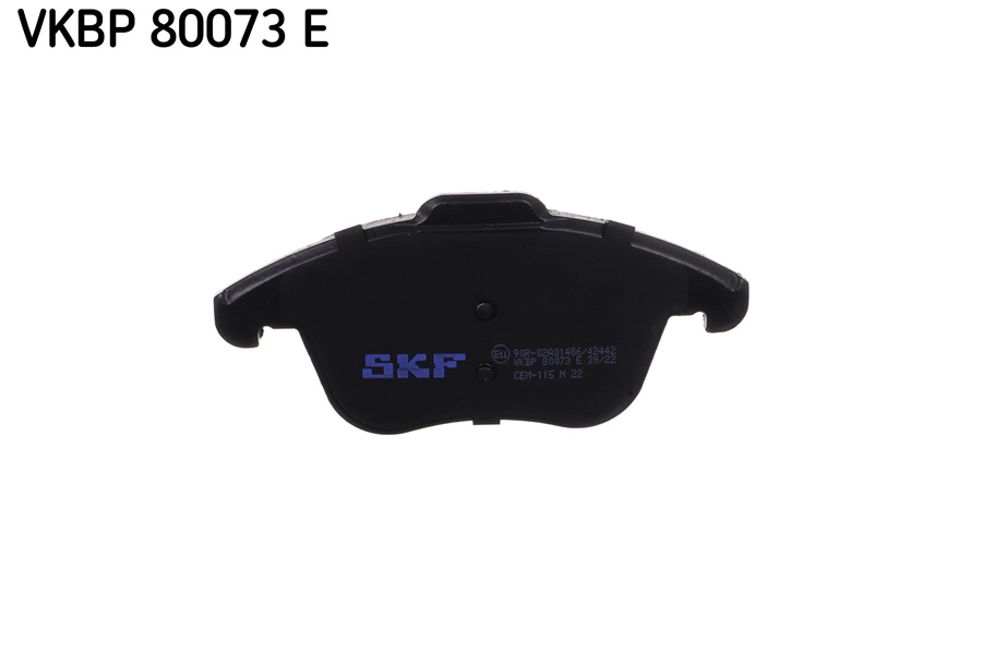 VKBP 80073 E SKF Комплект тормозных колодок, дисковый тормоз (фото 2)