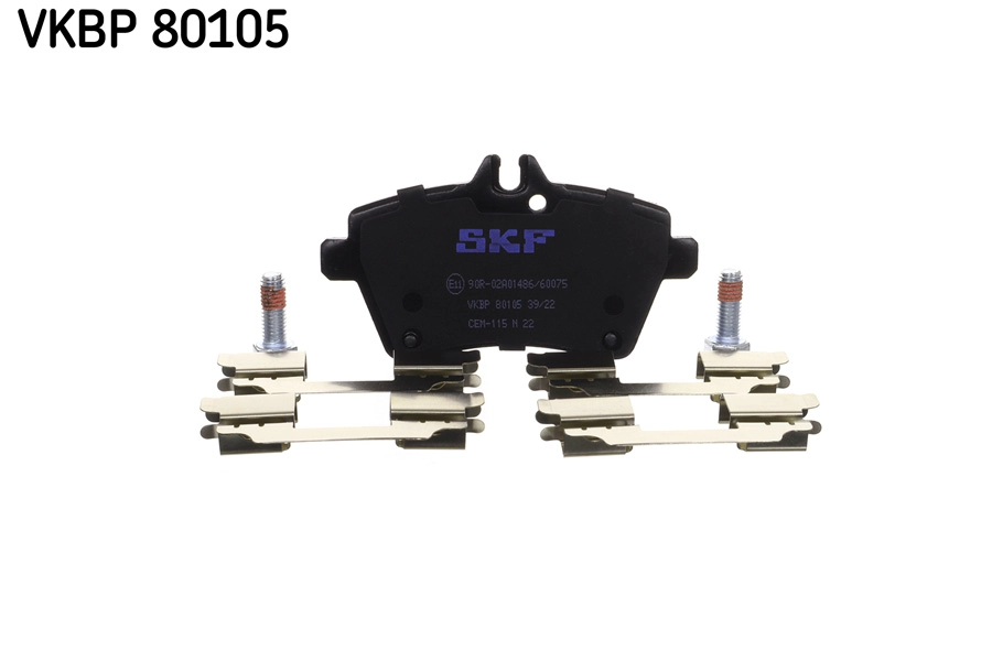 VKBP 80105 SKF Комплект тормозных колодок, дисковый тормоз (фото 2)