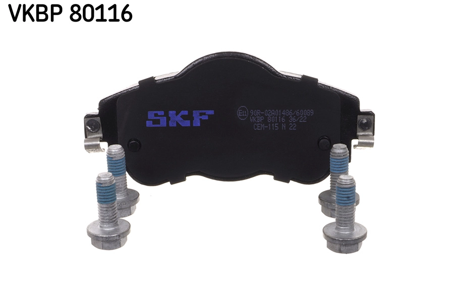 VKBP 80116 SKF Комплект тормозных колодок, дисковый тормоз (фото 3)