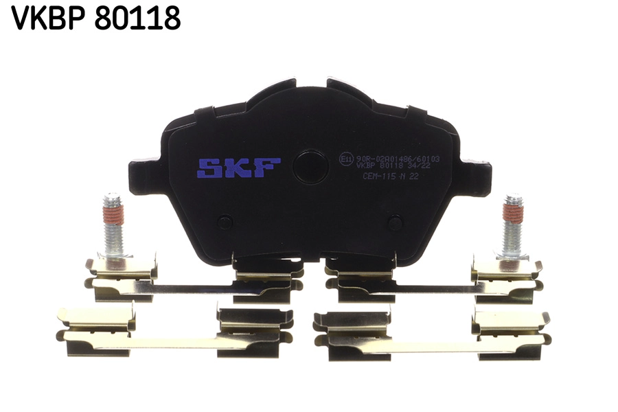 VKBP 80118 SKF Комплект тормозных колодок, дисковый тормоз (фото 4)