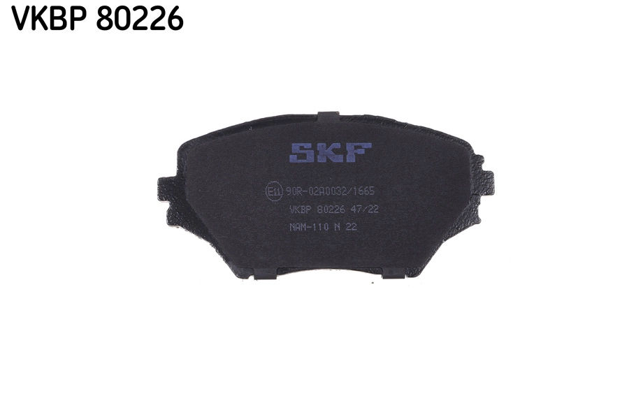 VKBP 80226 SKF Комплект тормозных колодок, дисковый тормоз (фото 1)