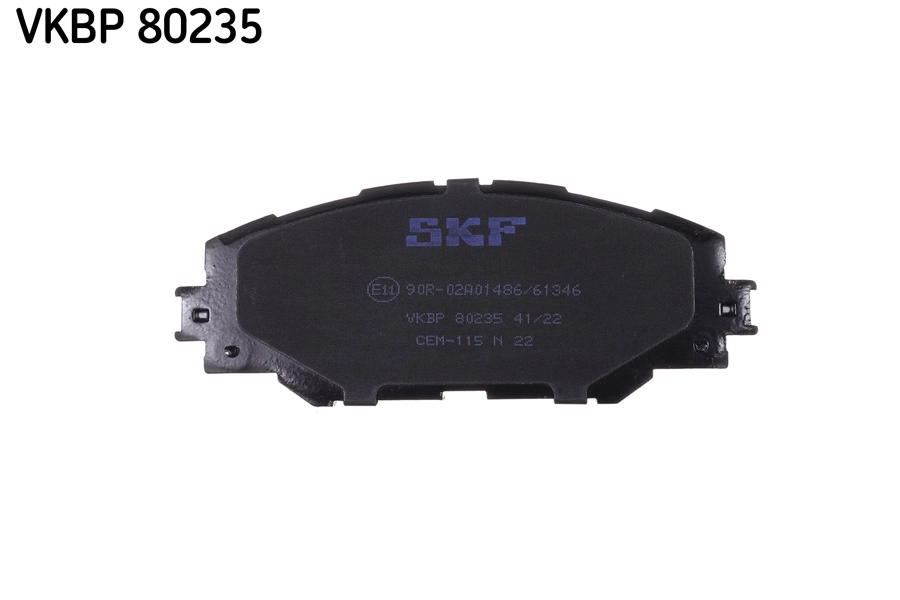 VKBP 80235 SKF Комплект тормозных колодок, дисковый тормоз (фото 3)