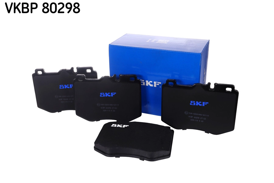 VKBP 80298 SKF Комплект тормозных колодок, дисковый тормоз (фото 2)