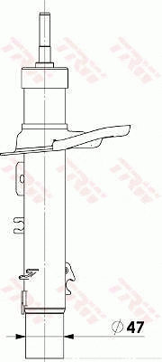 JGM7956T TRW Амортизатор (фото 2)