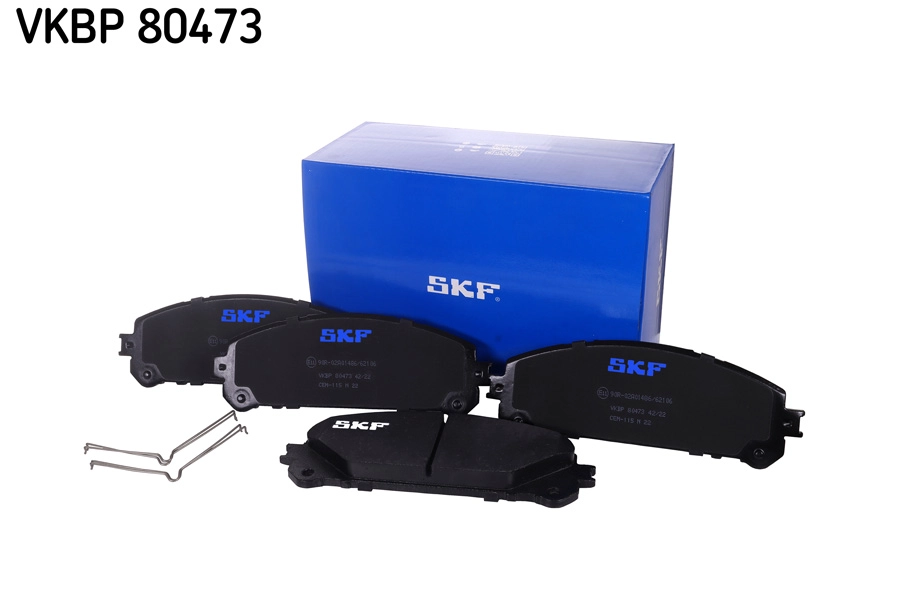 VKBP 80473 SKF Комплект тормозных колодок, дисковый тормоз (фото 2)