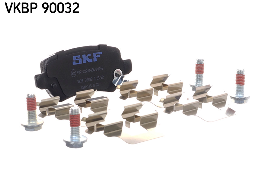 VKBP 90032 A SKF Комплект тормозных колодок, дисковый тормоз (фото 3)