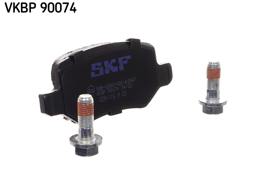 VKBP 90074 SKF Комплект тормозных колодок, дисковый тормоз (фото 2)